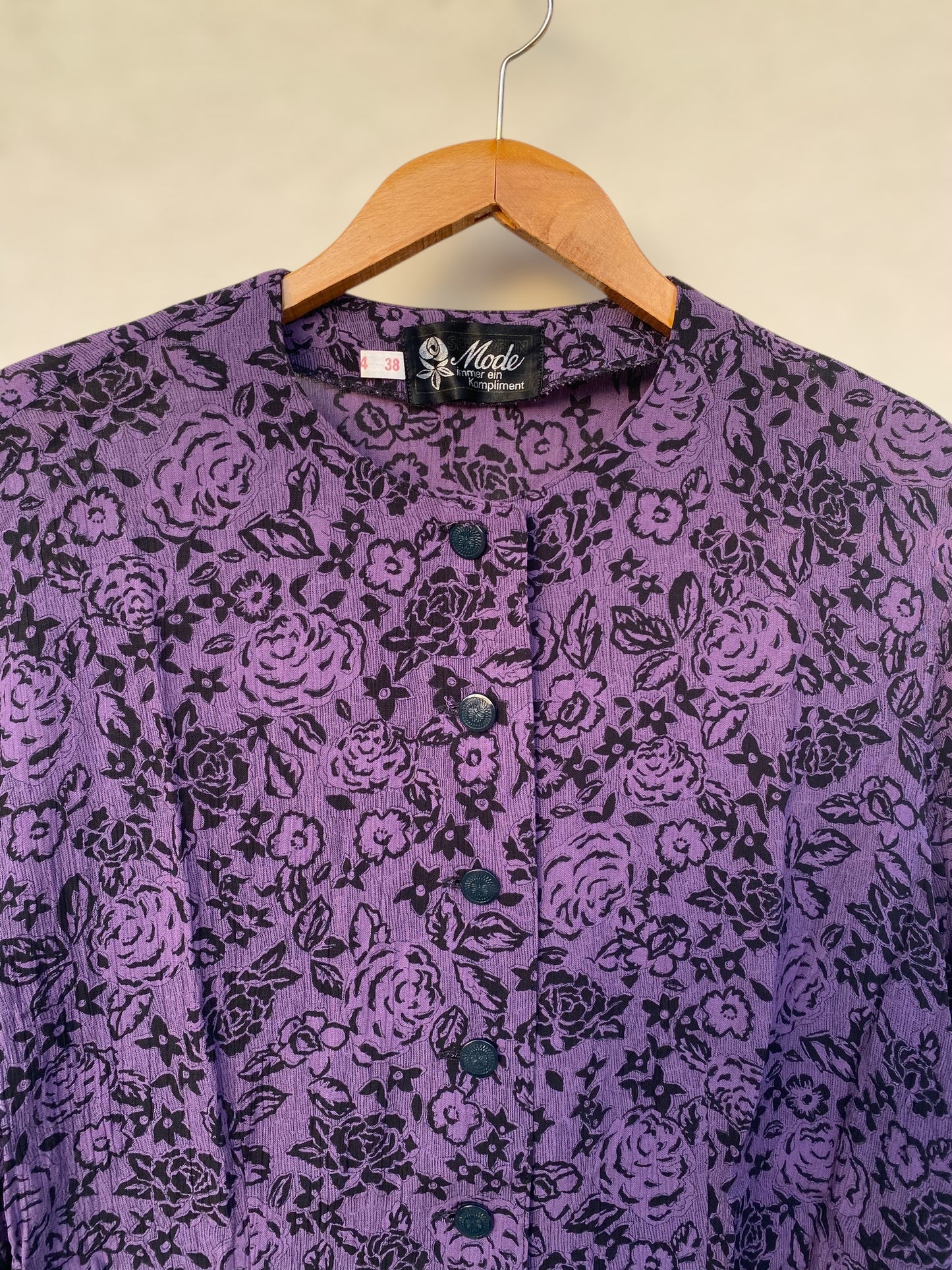 Purple prints vintage shirt