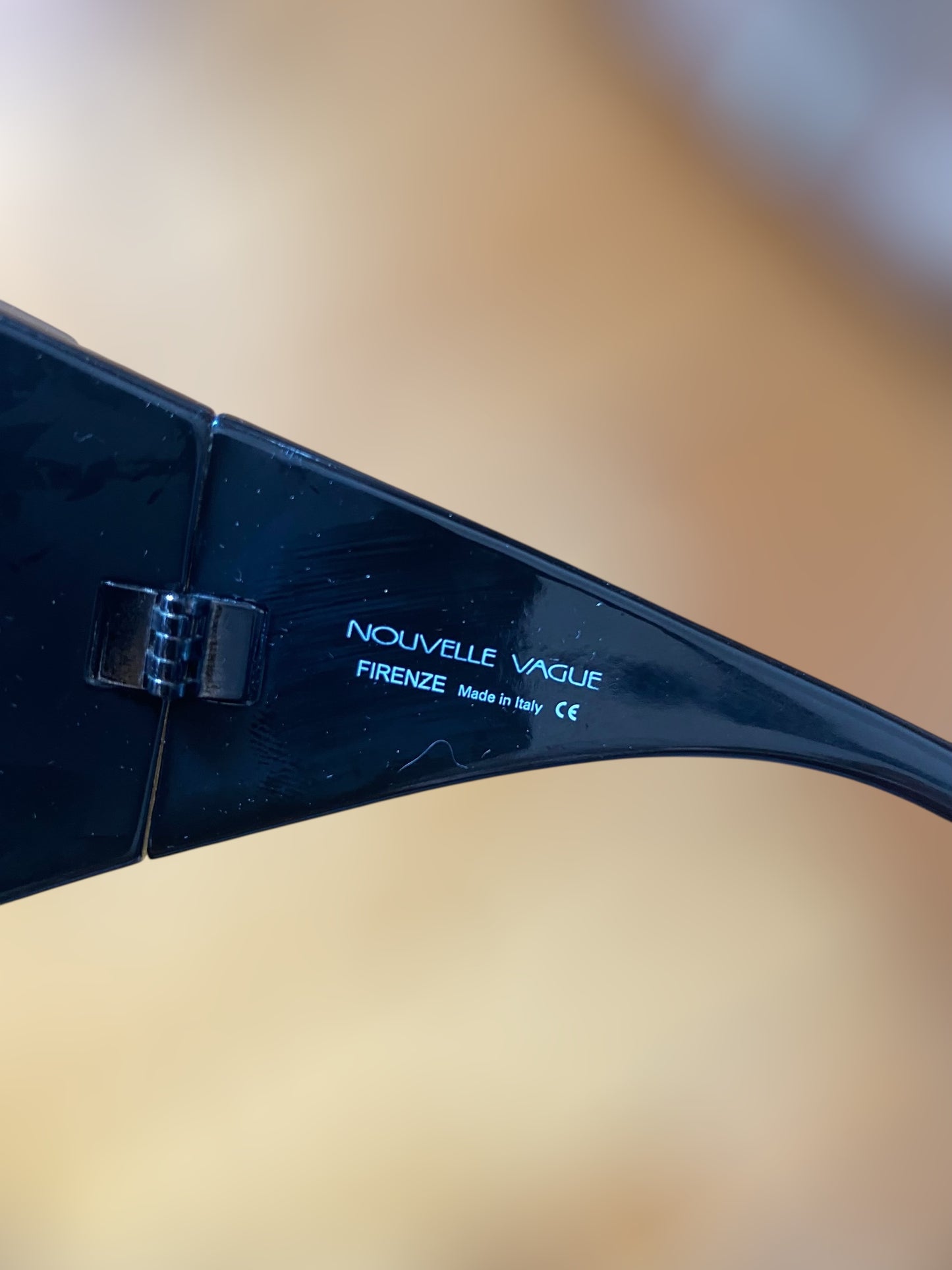 Y2K black mask Nouvelle Vague sunglasses