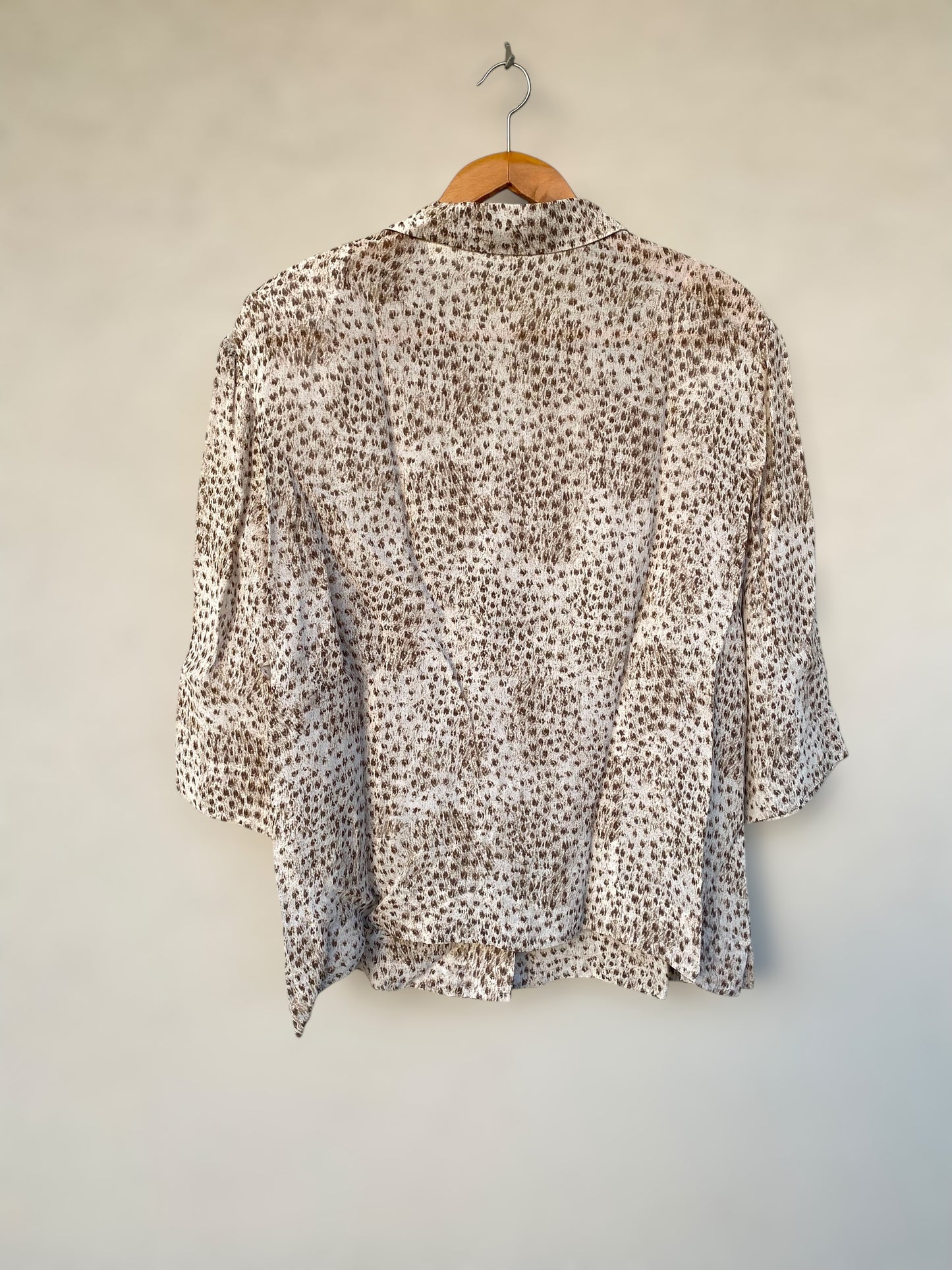 Cilena vintage shirt in animal print