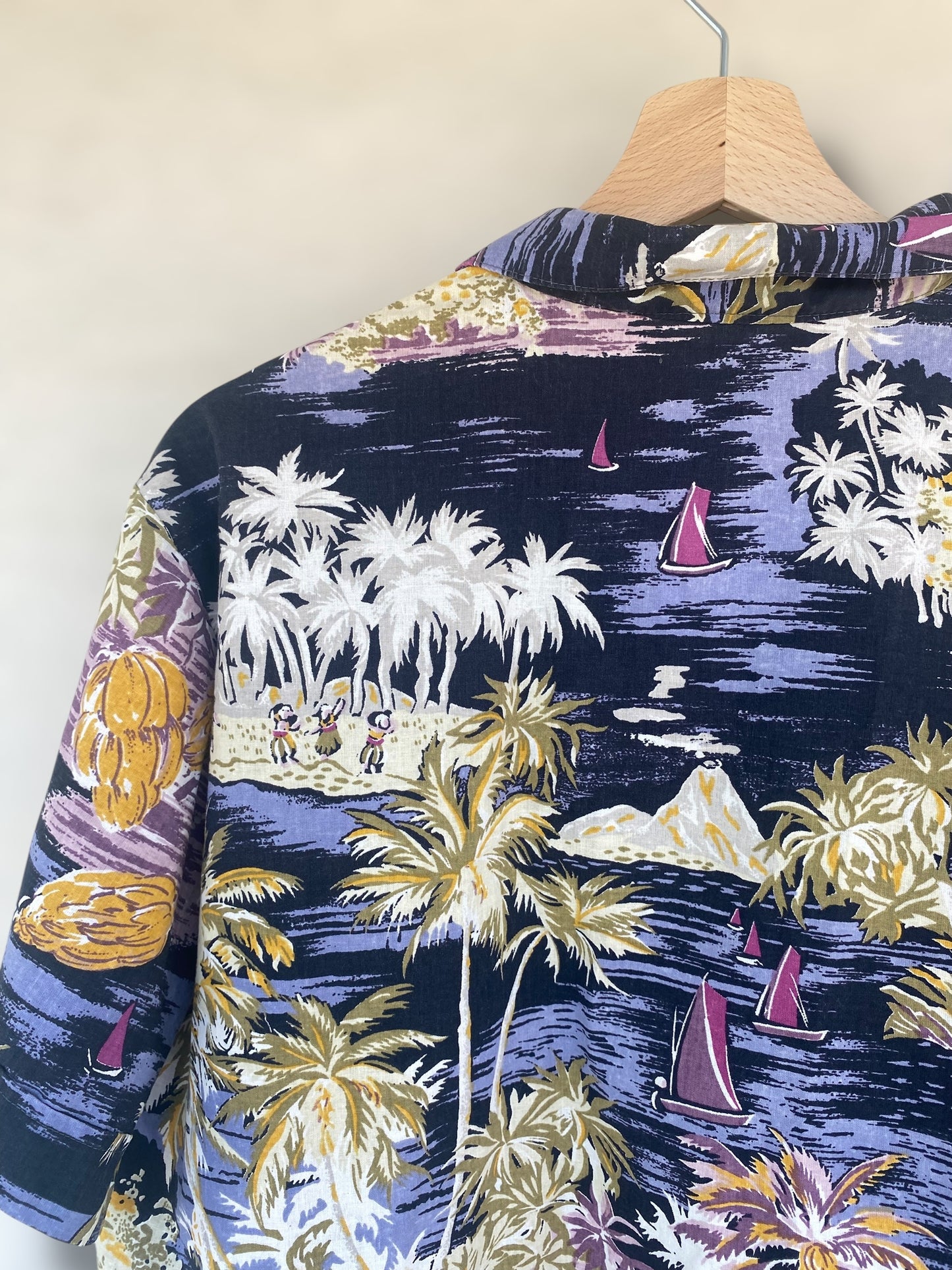 Hawaiian bananas vintage cotton shirt