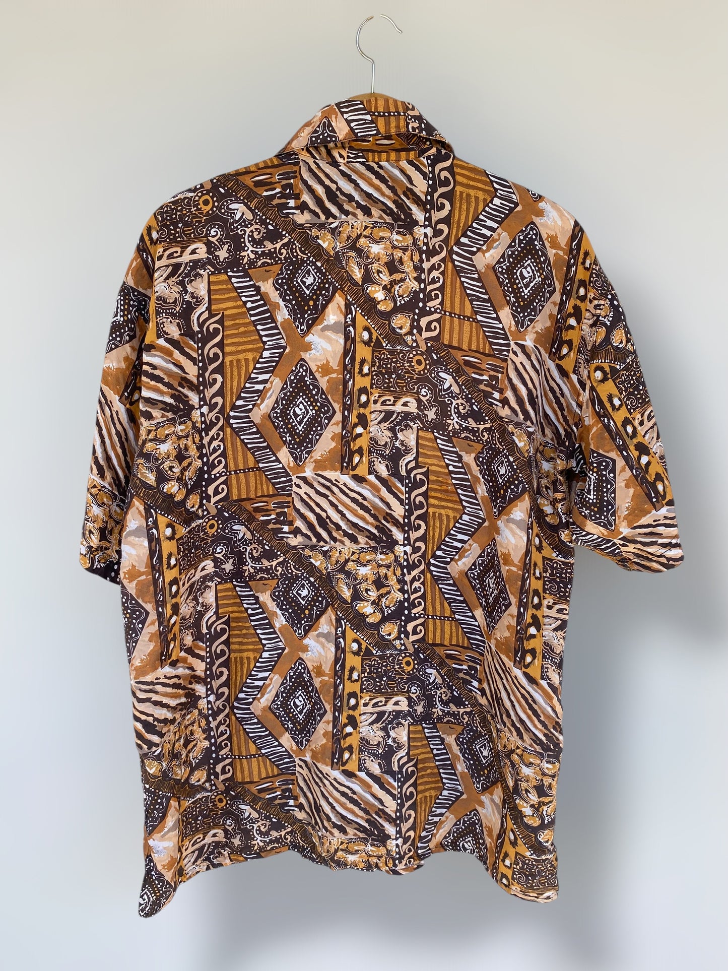 Earthy silk shirt