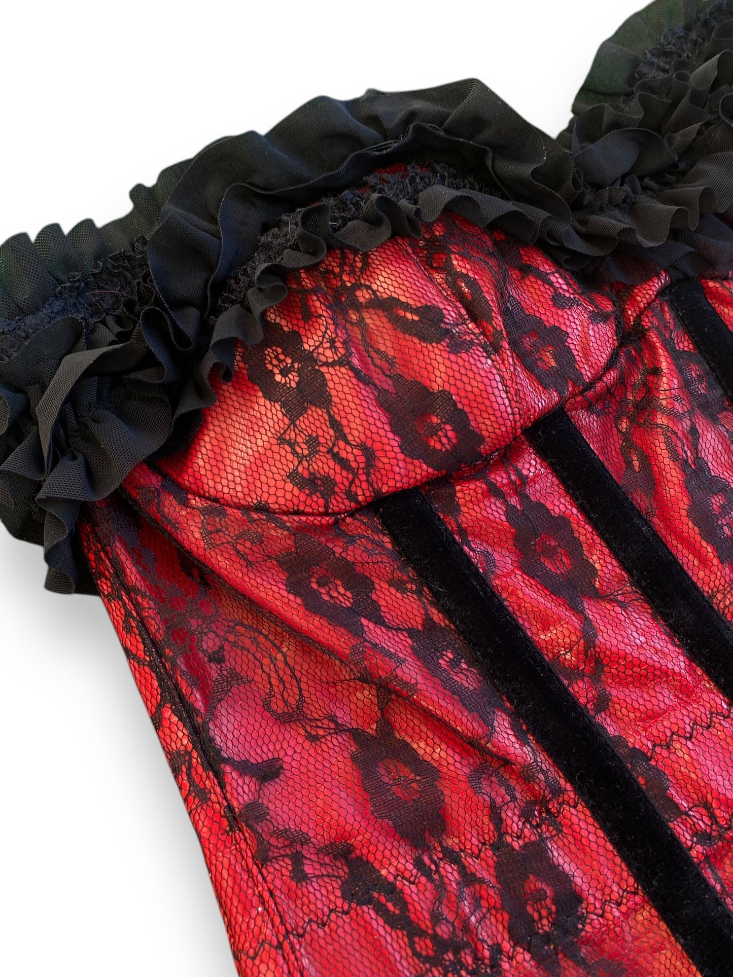 Coquette vintage goth corset