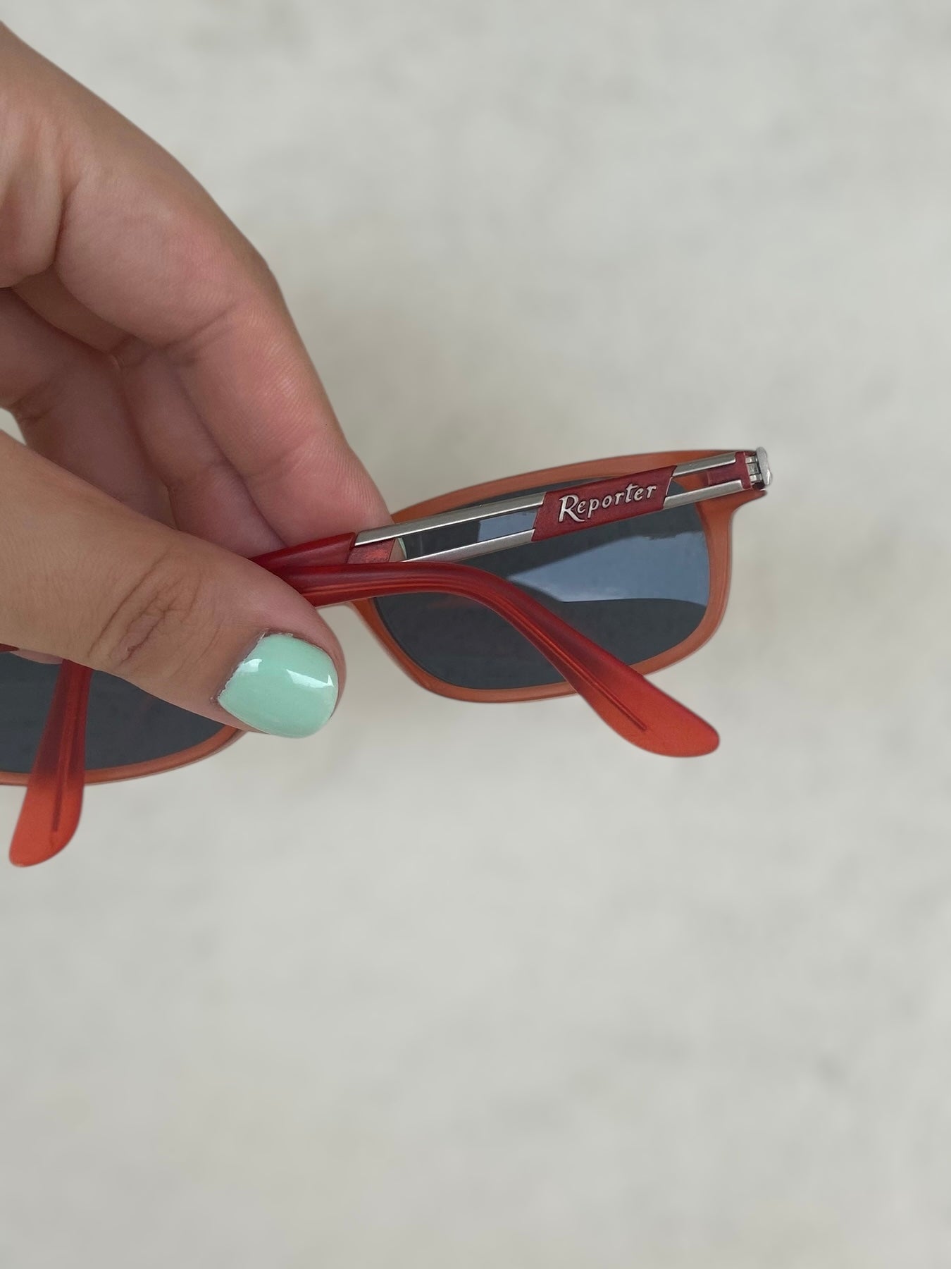 Vintage dark pink Reporter sunglasses