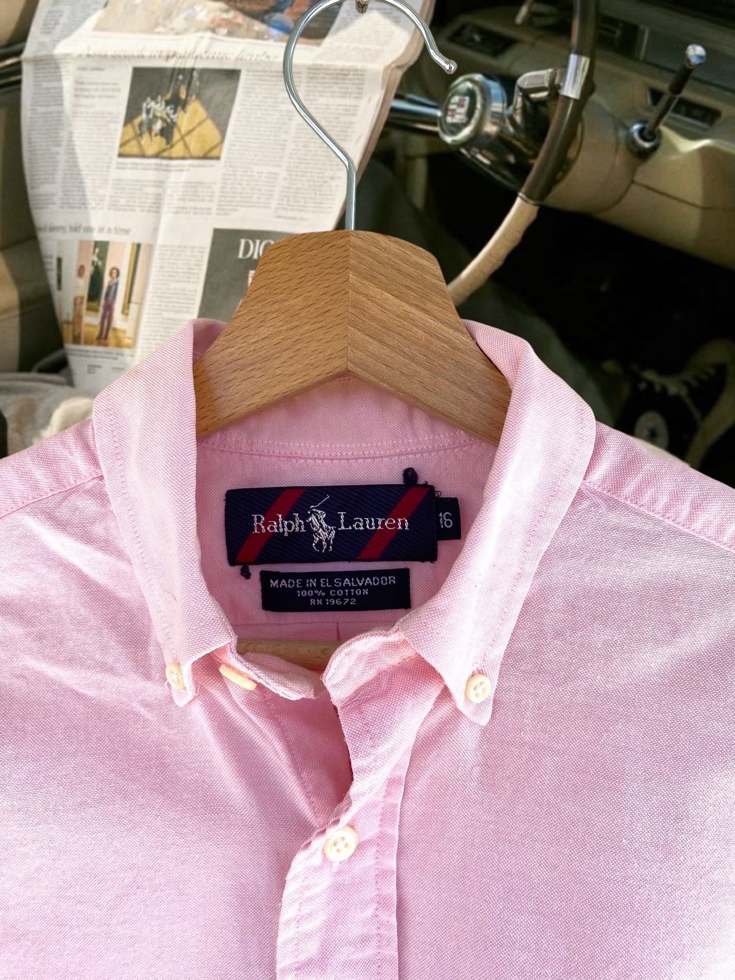 Ralph Lauren soft pink shirt