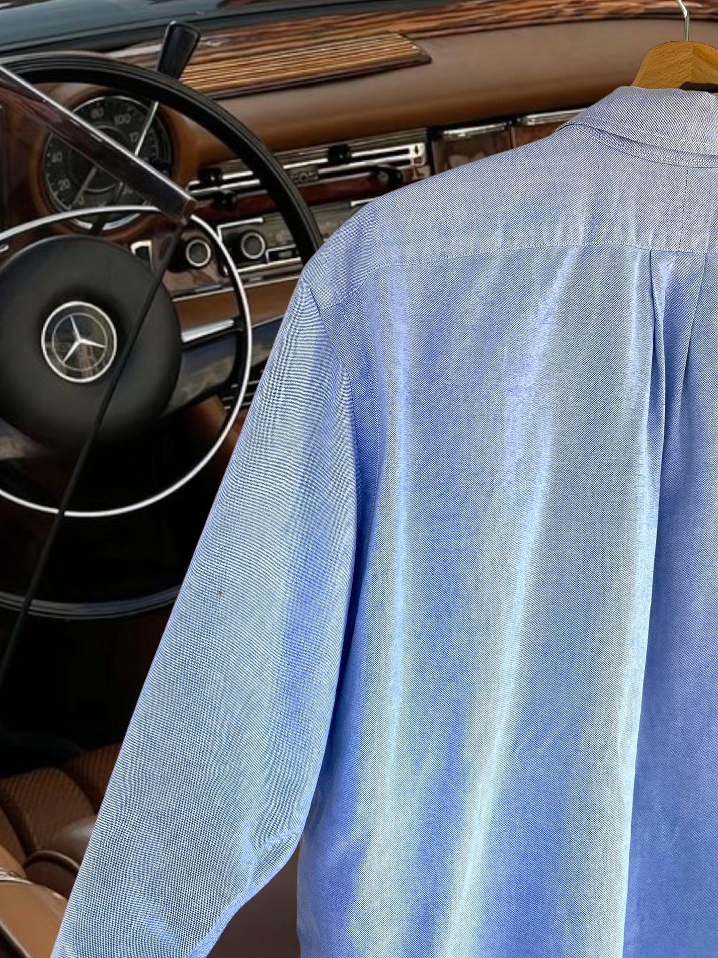 Polo by Ralph Lauren solf blue shirt