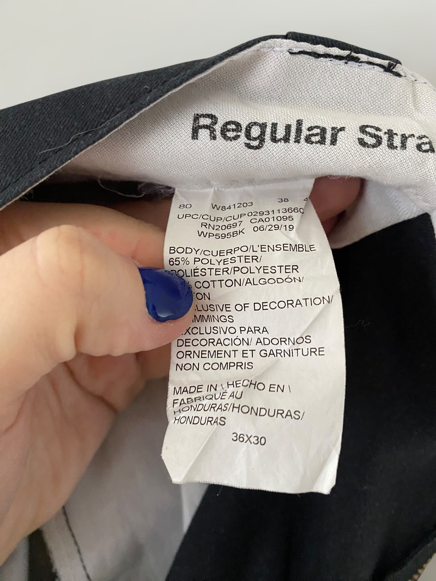 Black Dickies regular straight cargo