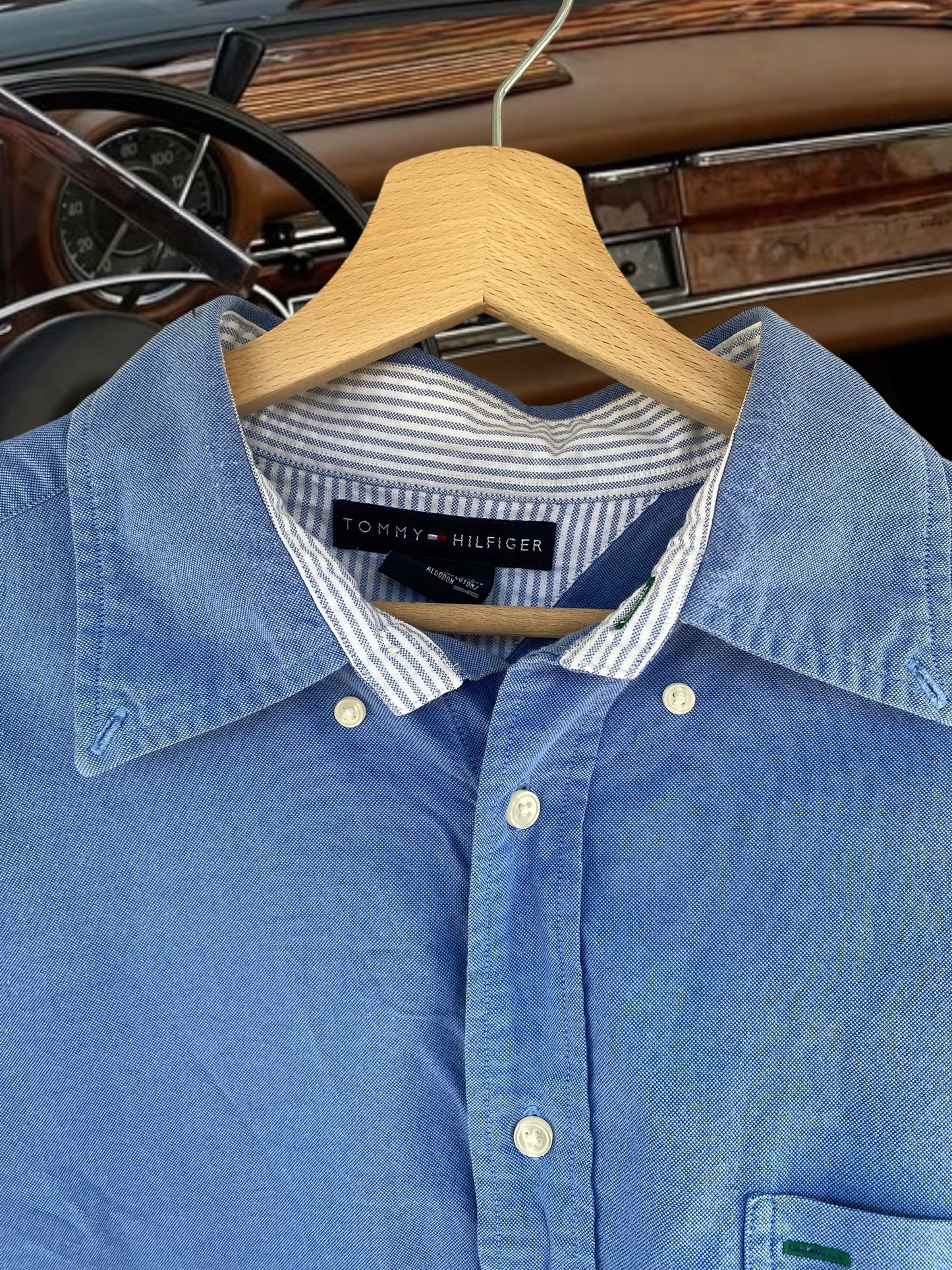 Tommy Hilfiger casual blue shirt