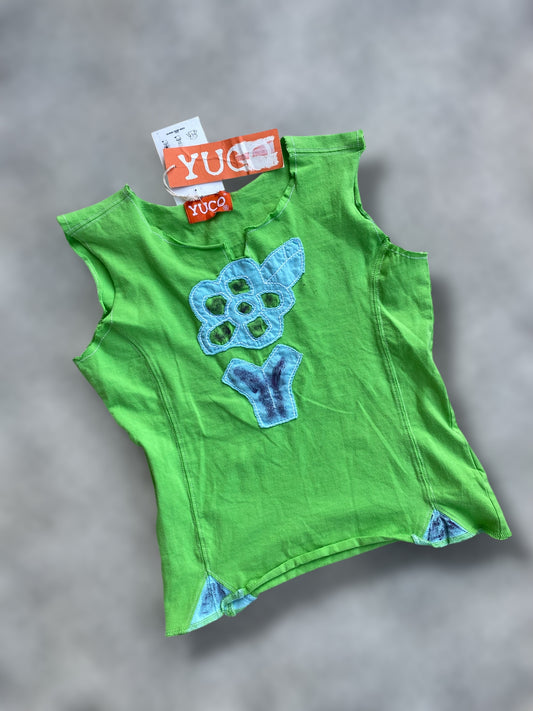 Yugo deadstock 00s patchwork top