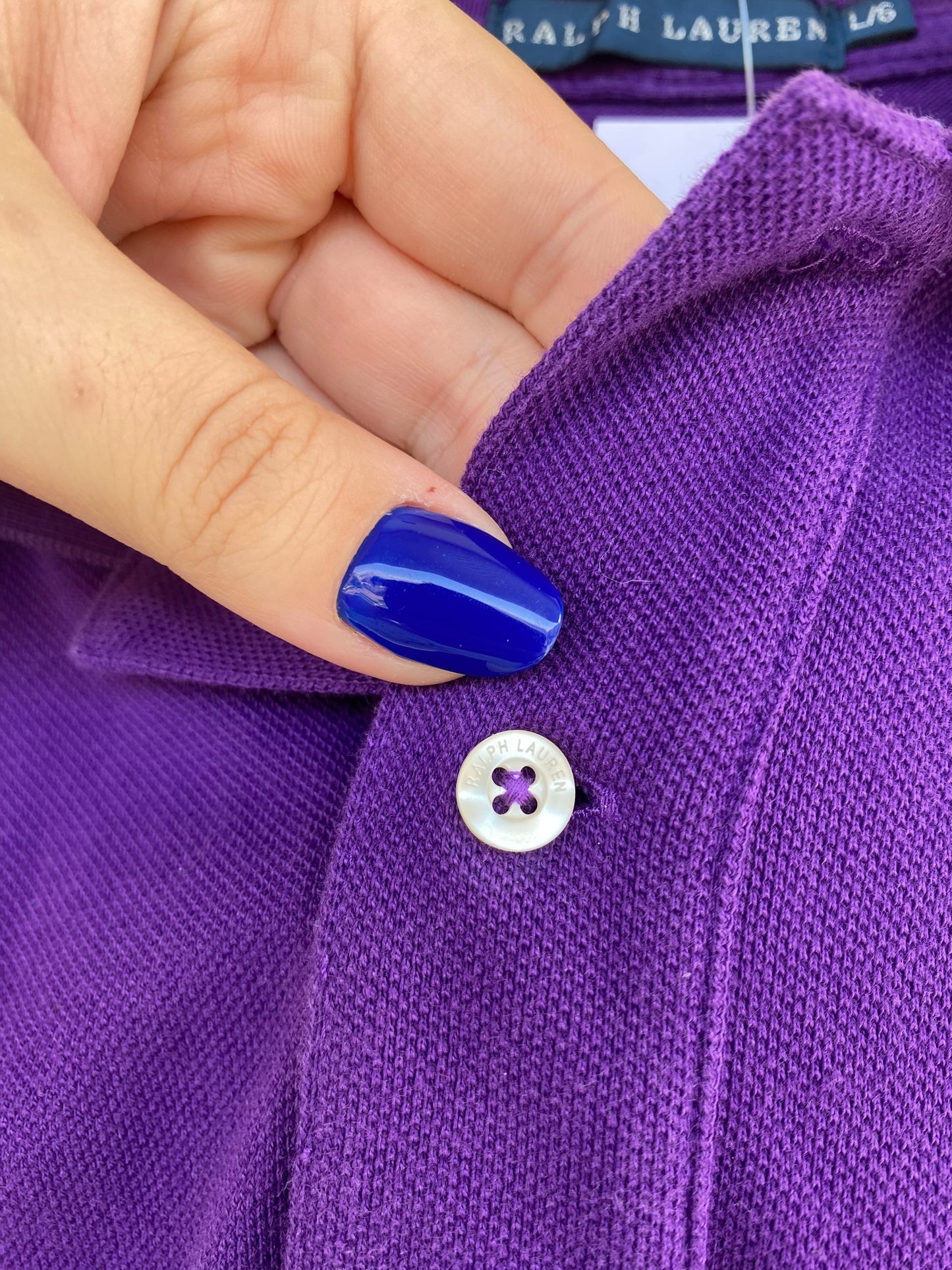 Ralph Lauren purple polo shirt