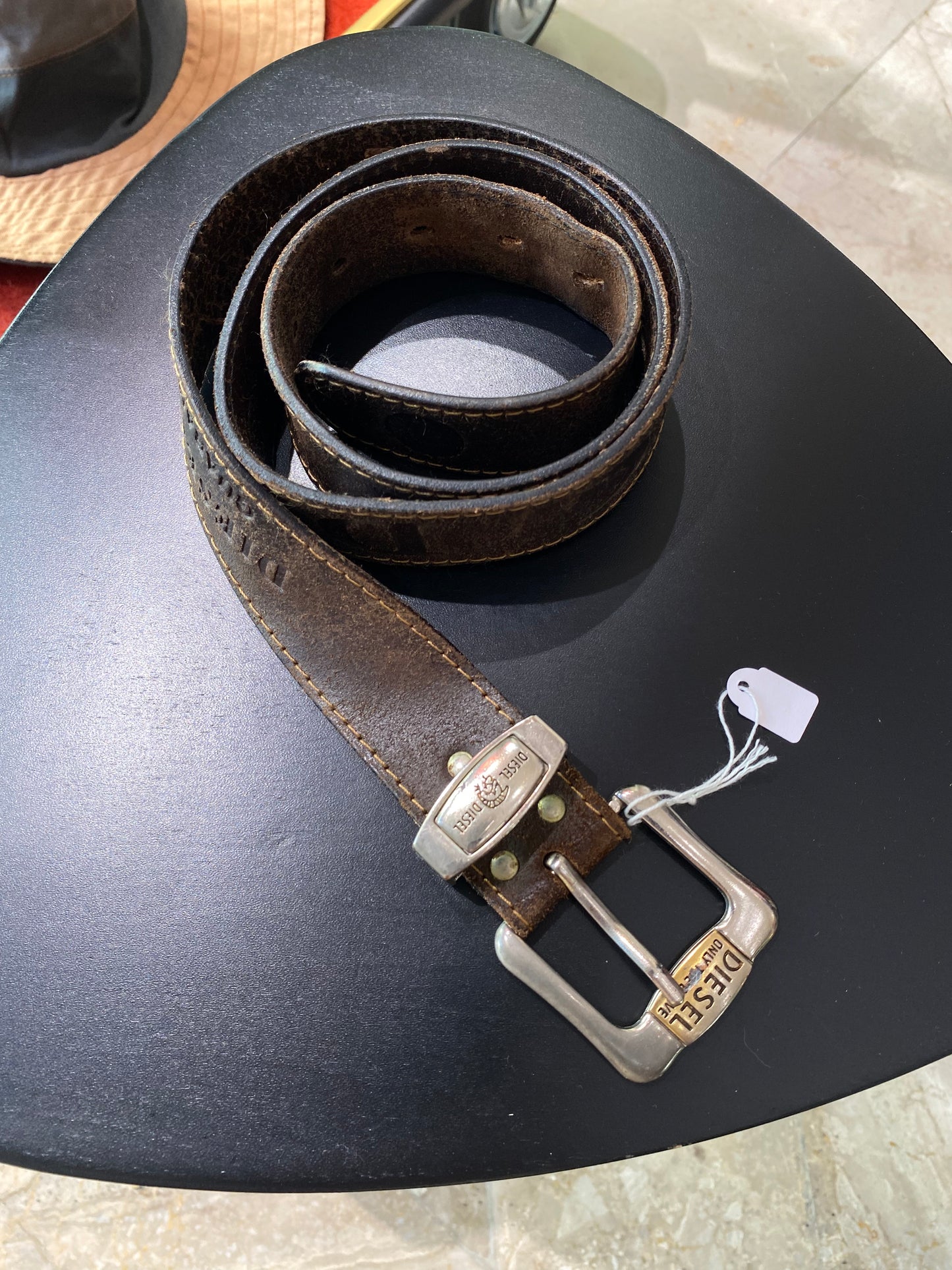 Vintage Diesel leather belt