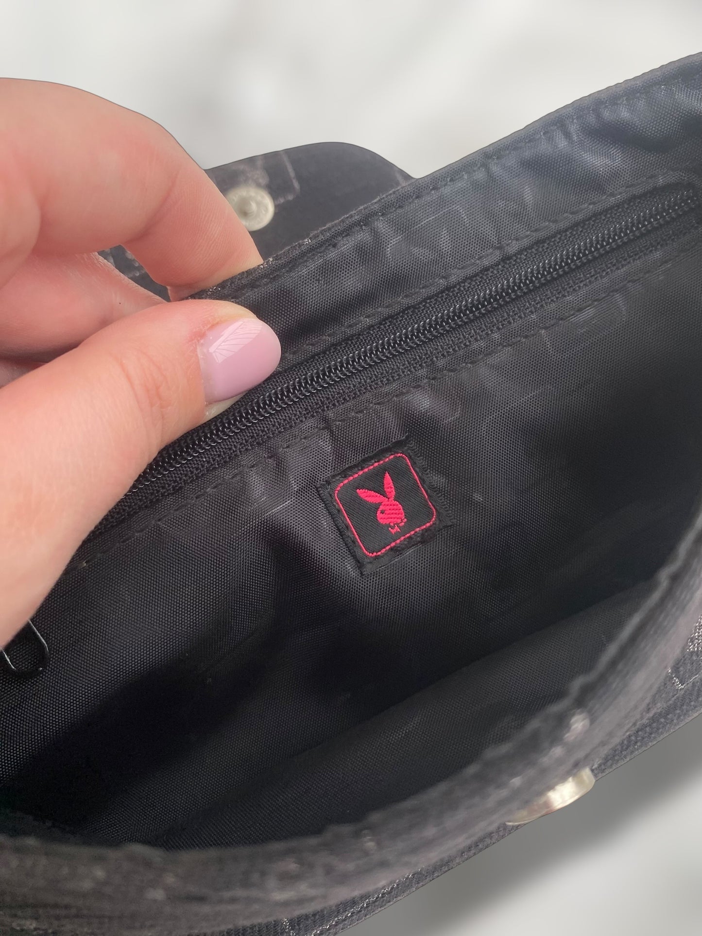 2000s Playboy canva bag